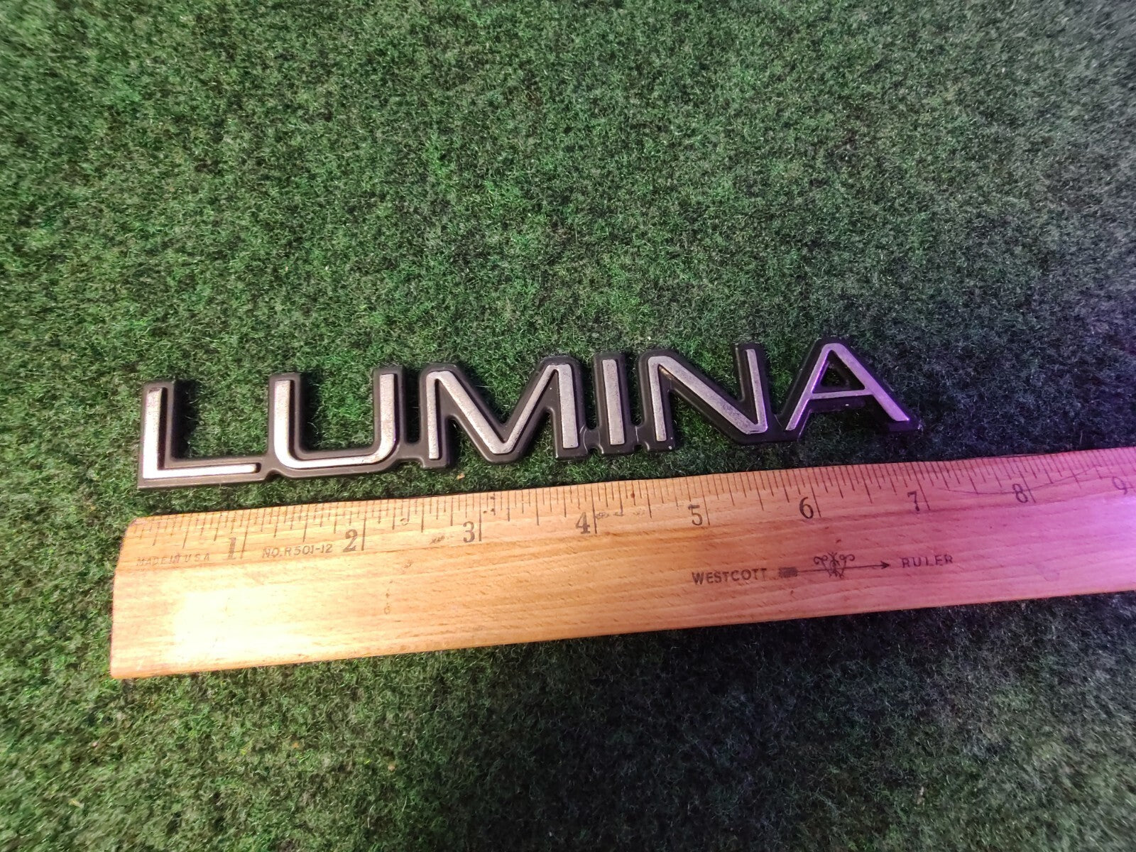 CHEVROLET LUMINA REAR EMBLEM BADGE SYMBOL 7" OEM 6S4