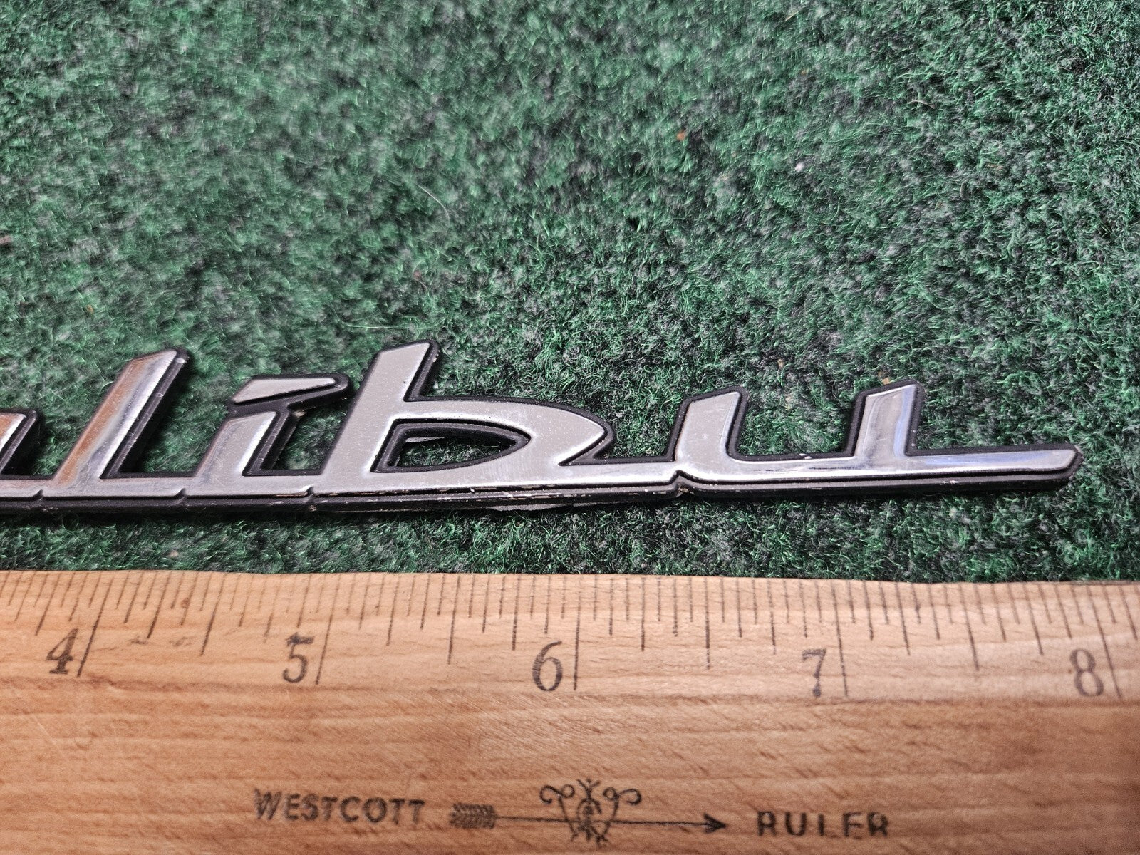 1997-2003 Chevy Malibu Chrome Rear Emblem Badge Logo Nameplate Name Plate 6M9