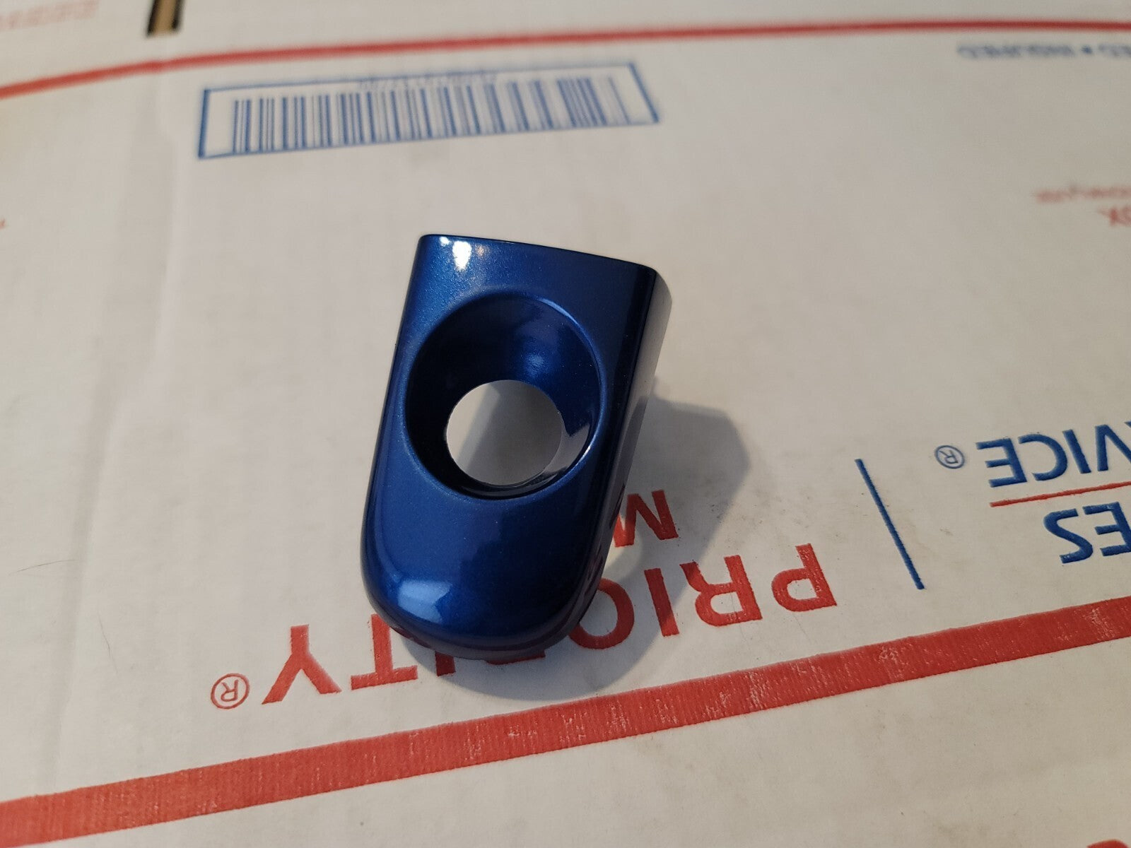 2009-2012 Chevrolet Traverse Exterior Door Driver Handle Cover OEM Blue 7L3