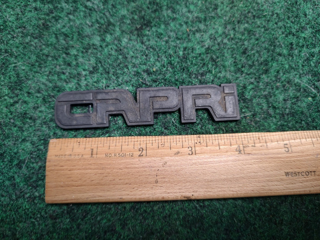 1991-93 FORD MERCURY CAPRI NAMEPLATE ON TRUNK OR REAR SPOILER 3S6