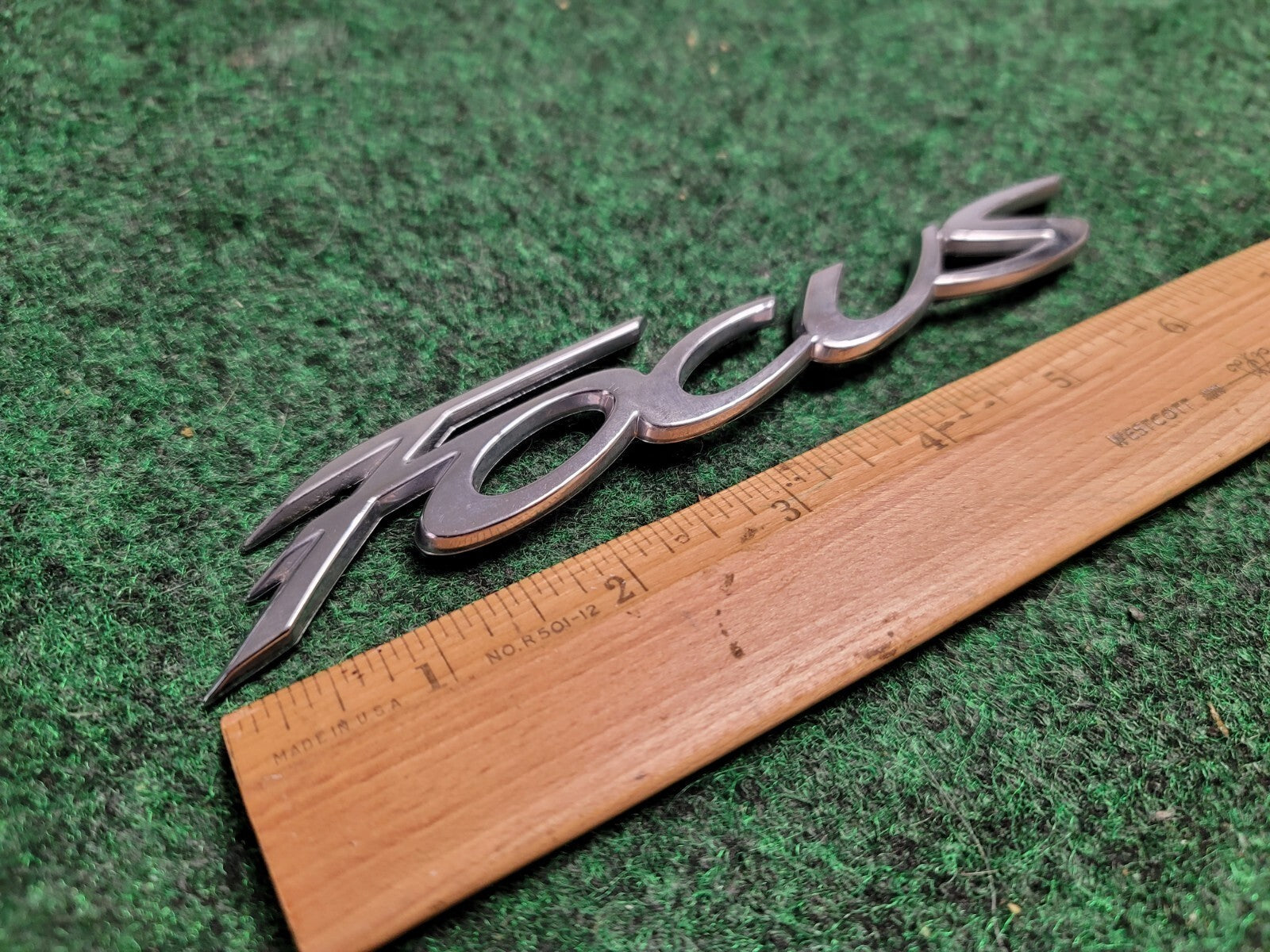 12-18 Ford Focus Emblem Rear Trunk Chrome Badge Nameplate Logo Letters Name 1M3