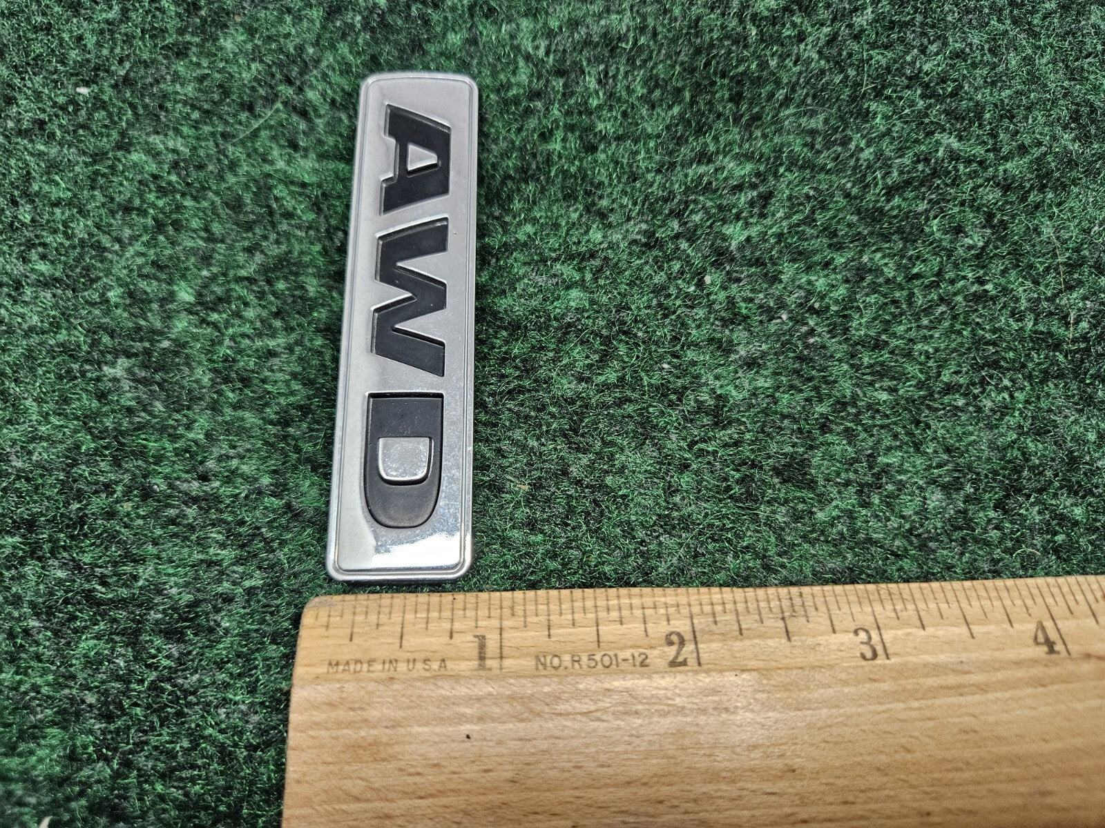 OEM AWD All Wheel Drive 3.5" Emblem Badge Logo Nameplate Name Plate Insignia GL1