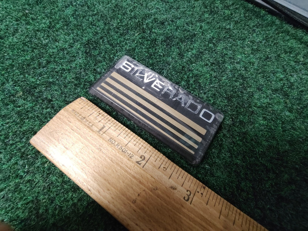 1990s SILVERADO Plastic Roof Panel Emblem OEM NAME PLATE 8L9