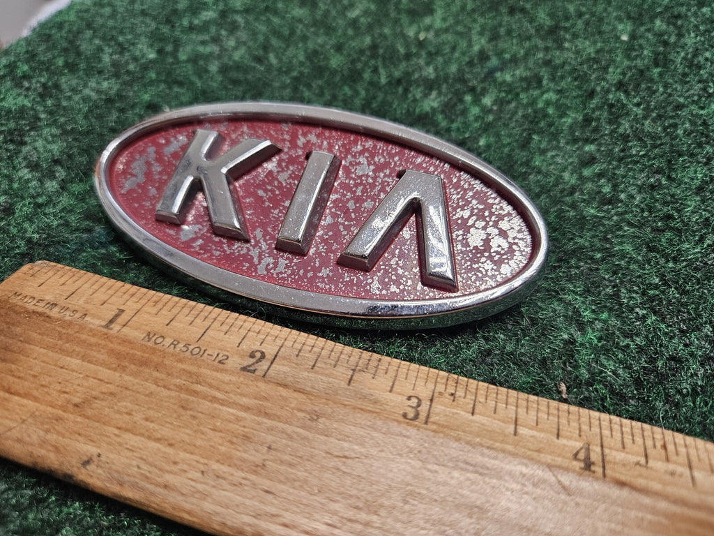 Kia Emblem Badge Grille Front Rear Name Plate OEM Unknown Model 3.75" 6M6