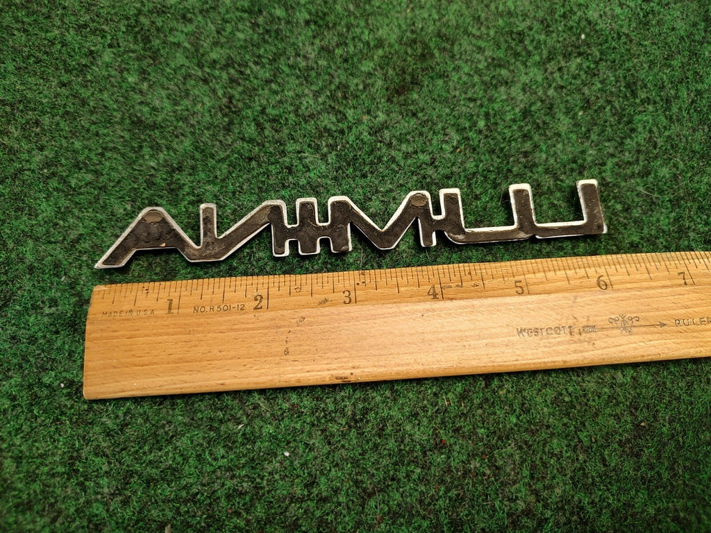 Chevy OEM Lumina Chrome 6" Rear Trunk Emblem Badge Logo Nameplate Name Plate 2S3