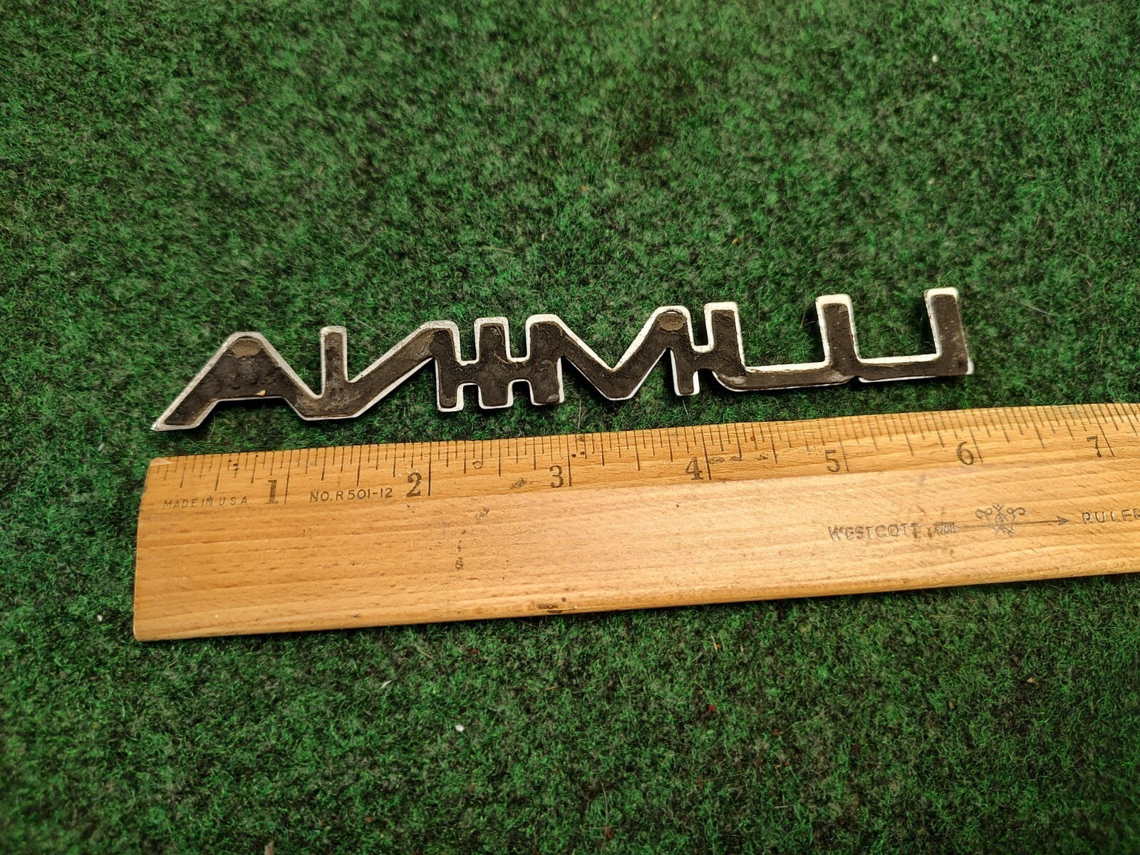 Chevy OEM Lumina Chrome 6" Rear Trunk Emblem Badge Logo Nameplate Name Plate 2S3