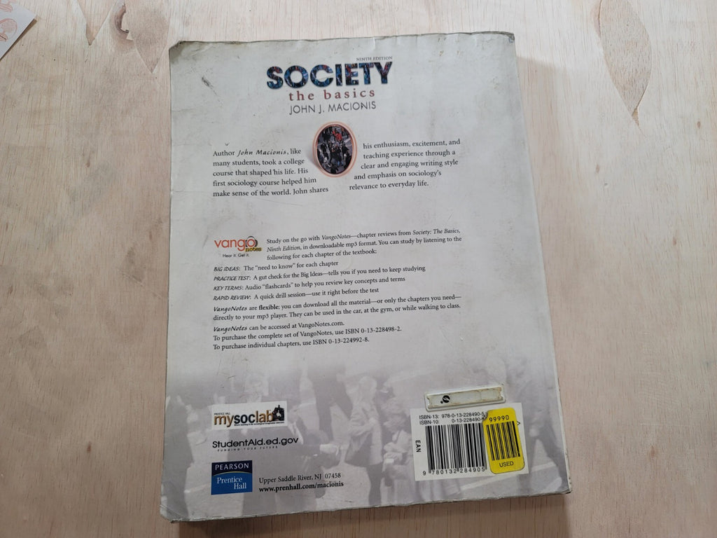 Society : The Basics by Macionis, John J. - Ninth Edition (2006) B12