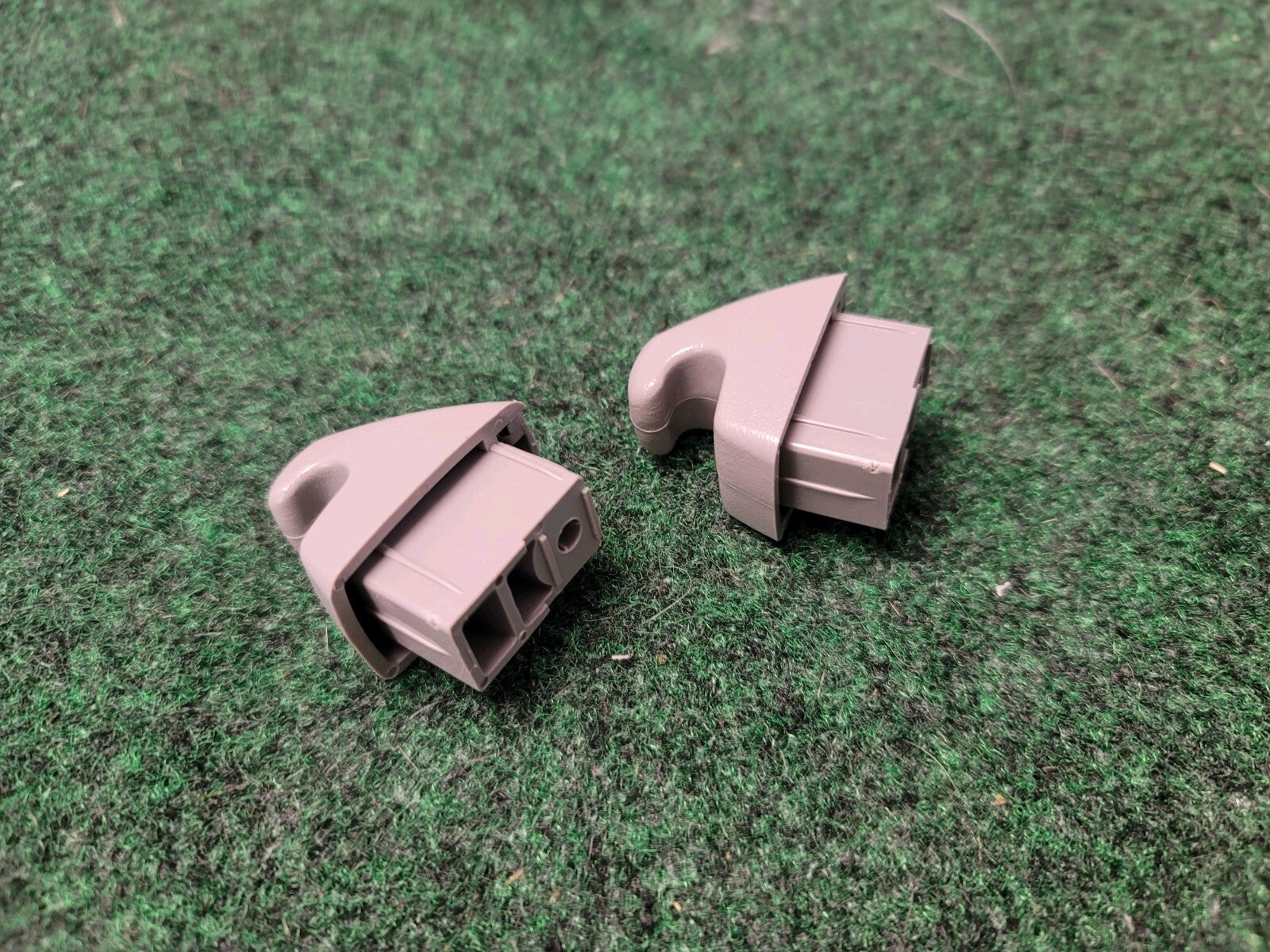 2014-2016 Buick Lacrosse Sun Visor Support Set of 2 OEM NEW Gray 13293394