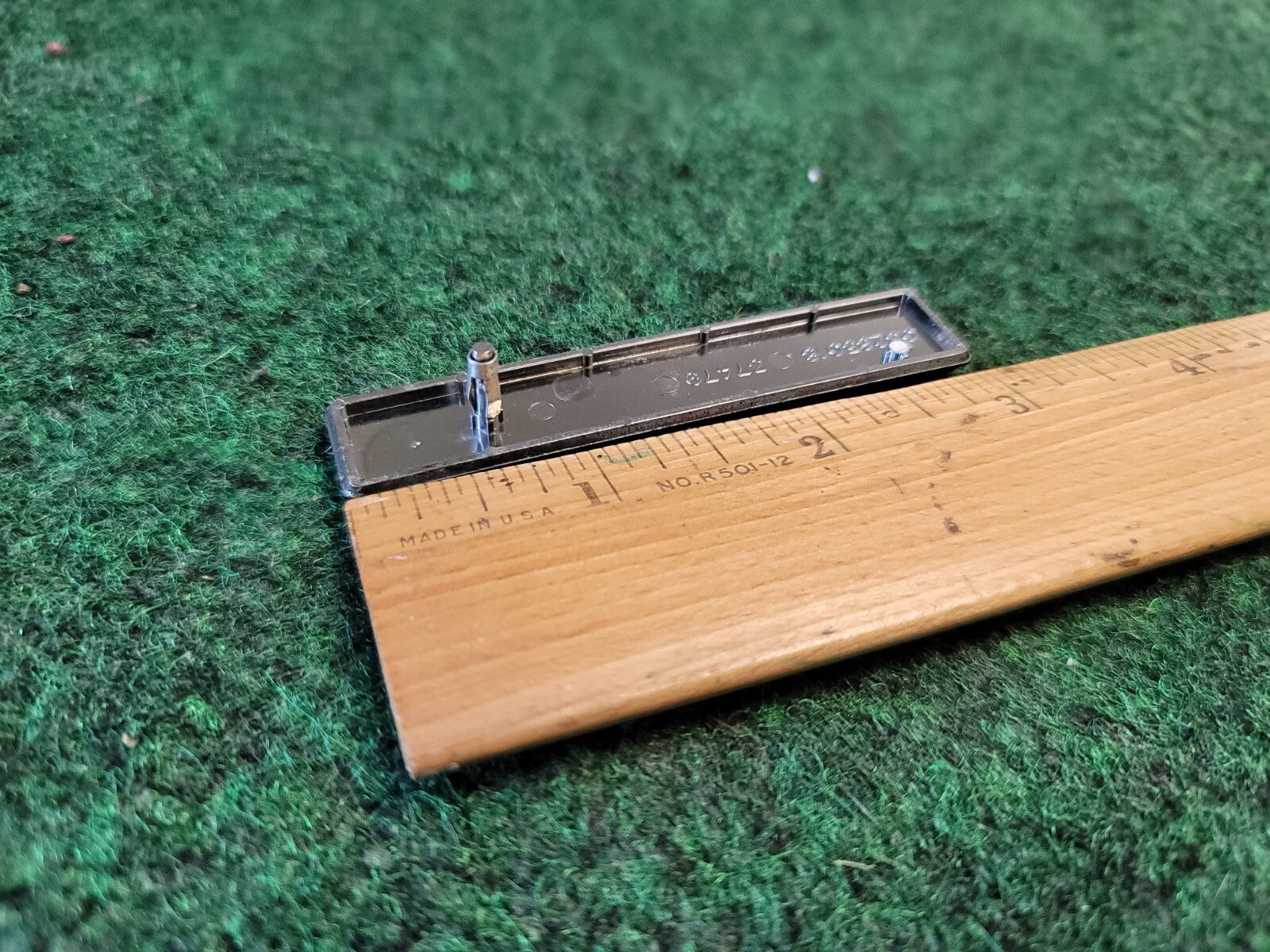 Mopar Interior Name Plate - "DODGE CARAVAN" - 1980's Emblem Badge Logo 1M6