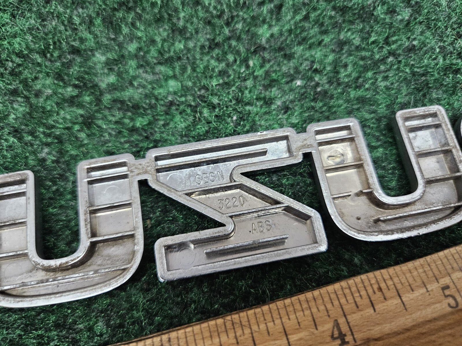Suzuki OEM Chrome Plastic Emblem Badge Logo Nameplate Name Plate 8.25" GL2