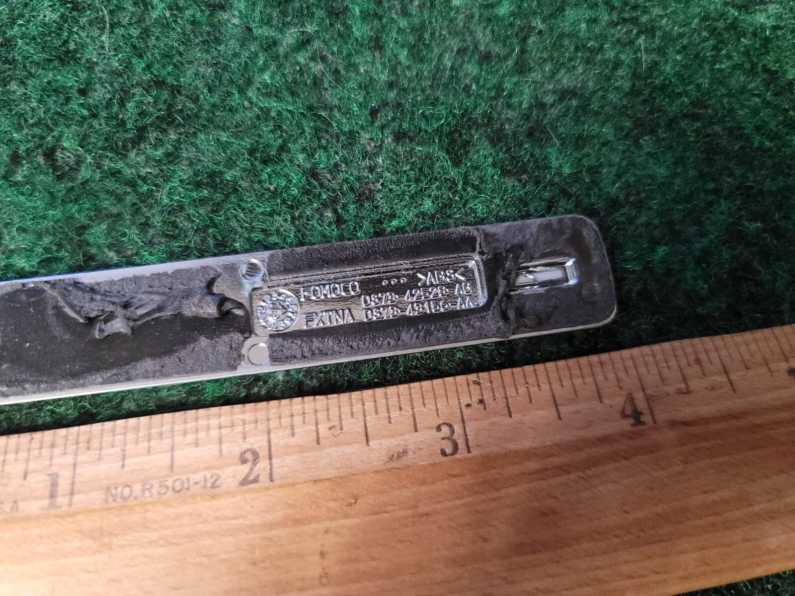 Ford Fusion "Ecoboost" Emblem OEM Name Plate DS73-42528-AB 2S9