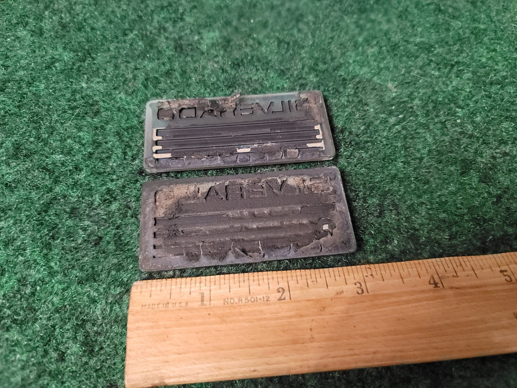 (2) 1990s SILVERADO Plastic Roof Panel Emblem OEM NAME PLATE 5S8