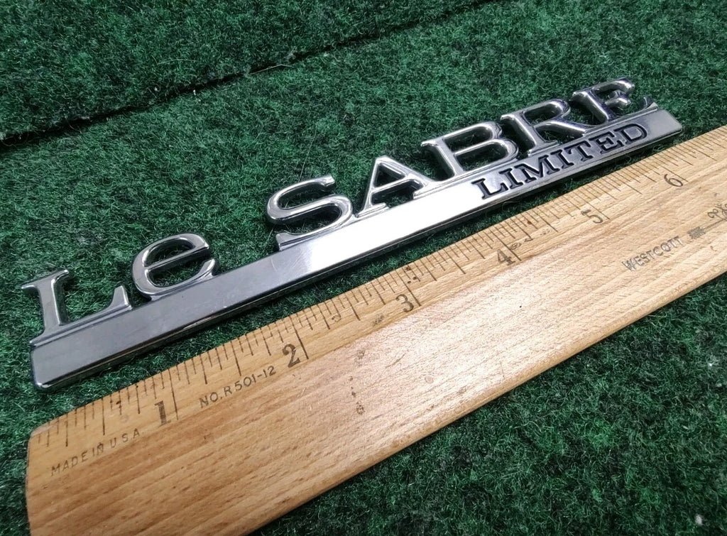 97 98 99 BUICK LESABRE LIMITED REAR LID SIDE EMBLEM LOGO BADGE SYMBOL OEM 5S5