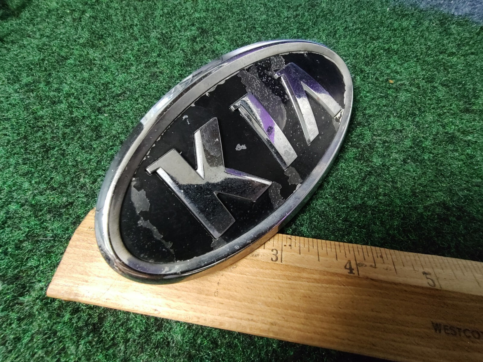 Kia Emblem Badge Grille Front Rear Name Plate OEM Unknown Model ~5" 6S6