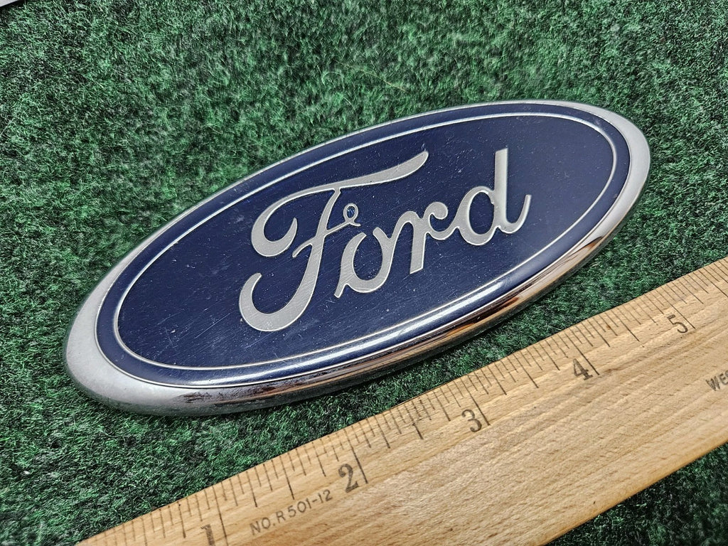 Ford OEM Blue Chrome Oval 5.75" Emblem Badge Logo Nameplate F85B-15402A16-AA GL1