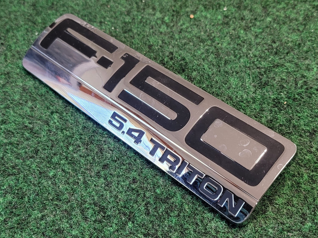 2004-2008 Ford F150 Triton Fender Emblem 5L34-16B114-PA Chrome LH RH OEM 7L1