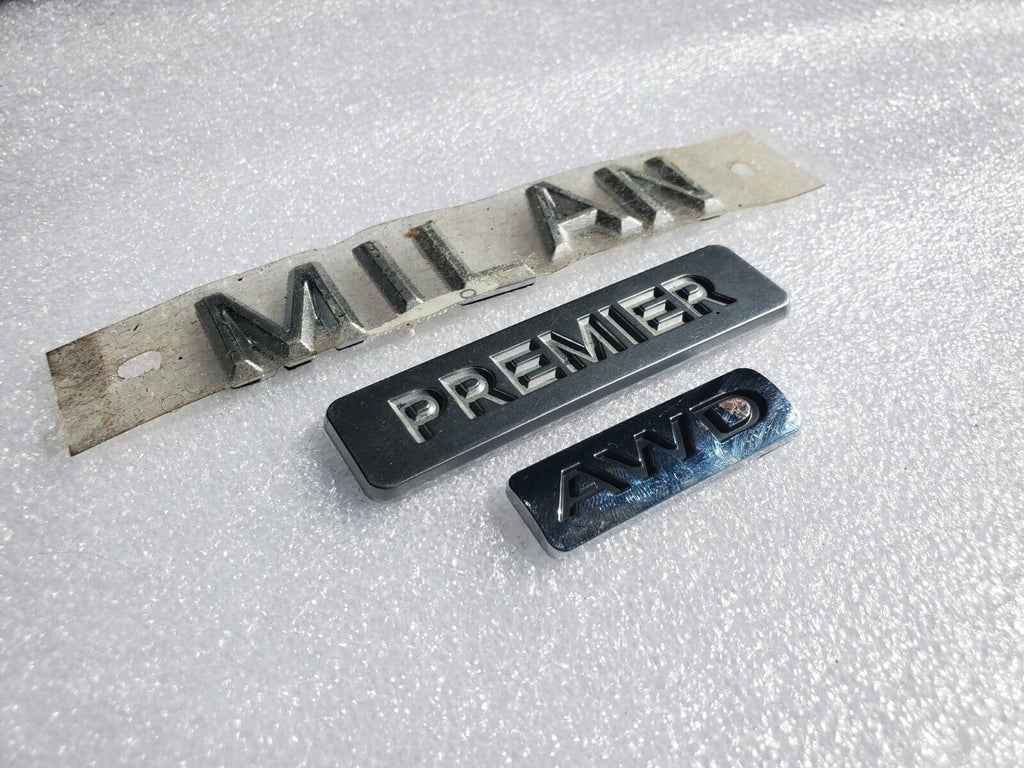 2006-2011 Mercury Milan Emblem Logo Letters Badge Trunk Rear Silver PREMIER 2L4