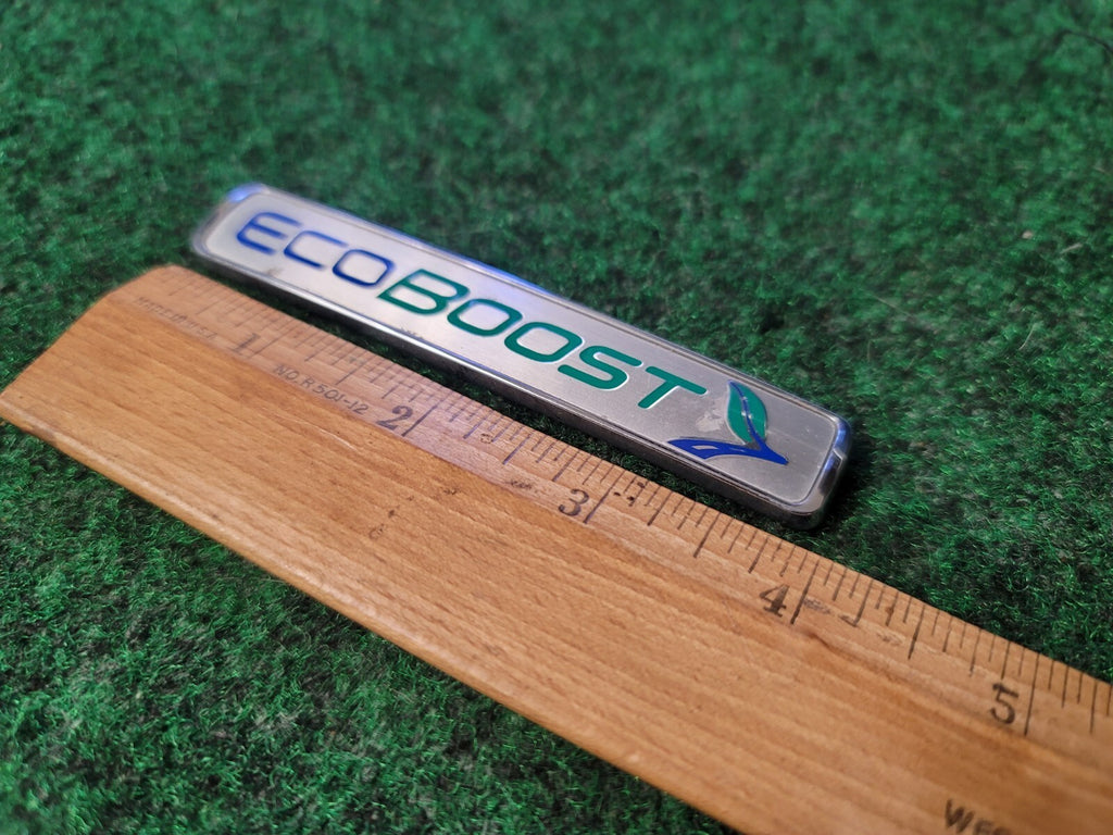 Ford Fusion "Ecoboost" Emblem OEM Name Plate DS73-42528-AB 2S9