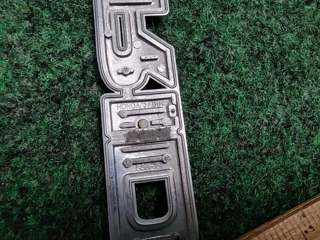 Honda Civic Hybrid Emblem Logo Letters Badge Trunk Rear Chrome OEM 3S6