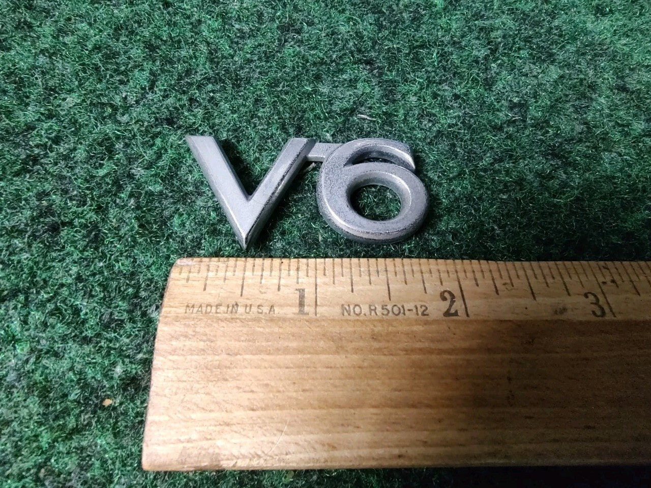 1992 - 1996 Toyota Camry V6 Emblem Logo Letters Badge Trunk Rear Chrome OEM 5S4