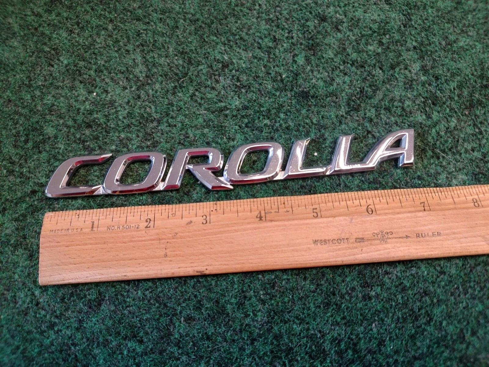 2003 2006 2007 2008 Toyota Corolla Rear Trunk Nameplate Emblem 75442-02070 3S1