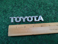 Toyota Rear Trunk Lid Emblem Name Plate Nameplate ~4.5" Chrome OEM 4S1
