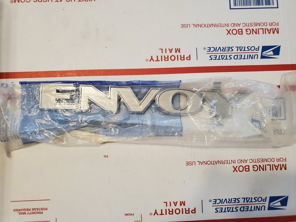 GM 15123976 Emblem Name Plate ENVOY Rear OEM 3L7