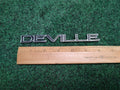 Cadillac DeVille Black Chrome Emblem Badge Logo Nameplate Name Plate OEM 1S2