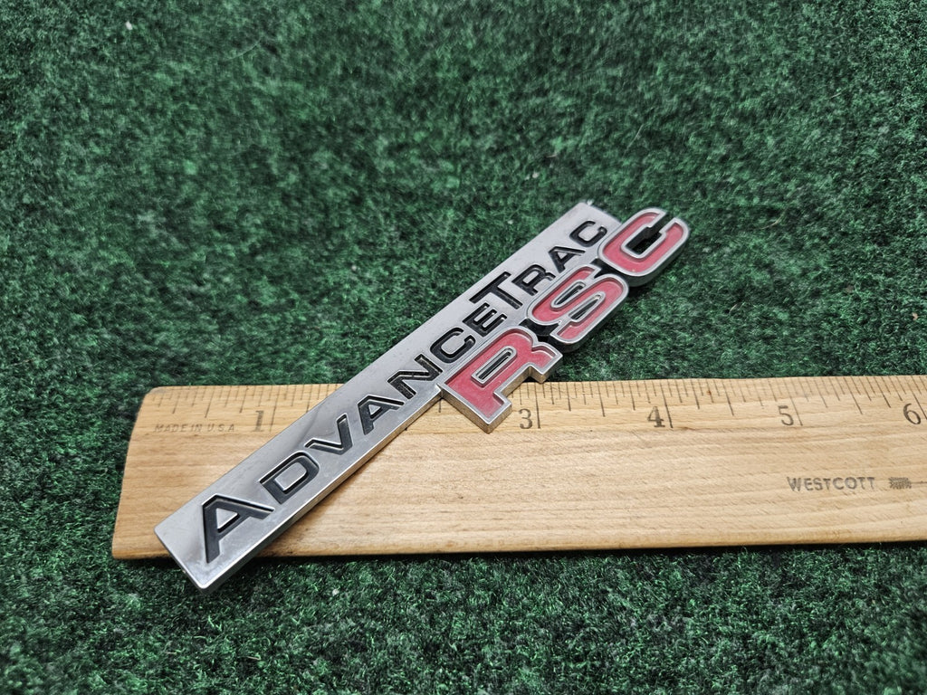 Ford Expedtion Explorer Rear Chrome ADVANCE TRAC RSC NAMEPLATE Emblem GL2