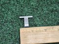 OEM "T" Chrome Individual Letter Lettering Emblem Badge Logo Nameplate 3D 7S8