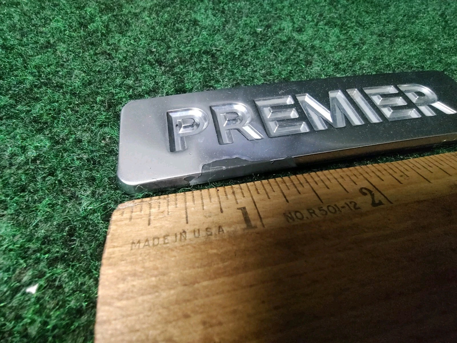 Mercury Premier Plastic 3.75 Emblem Badge Logo Nameplate Name Plate OEM 1S6