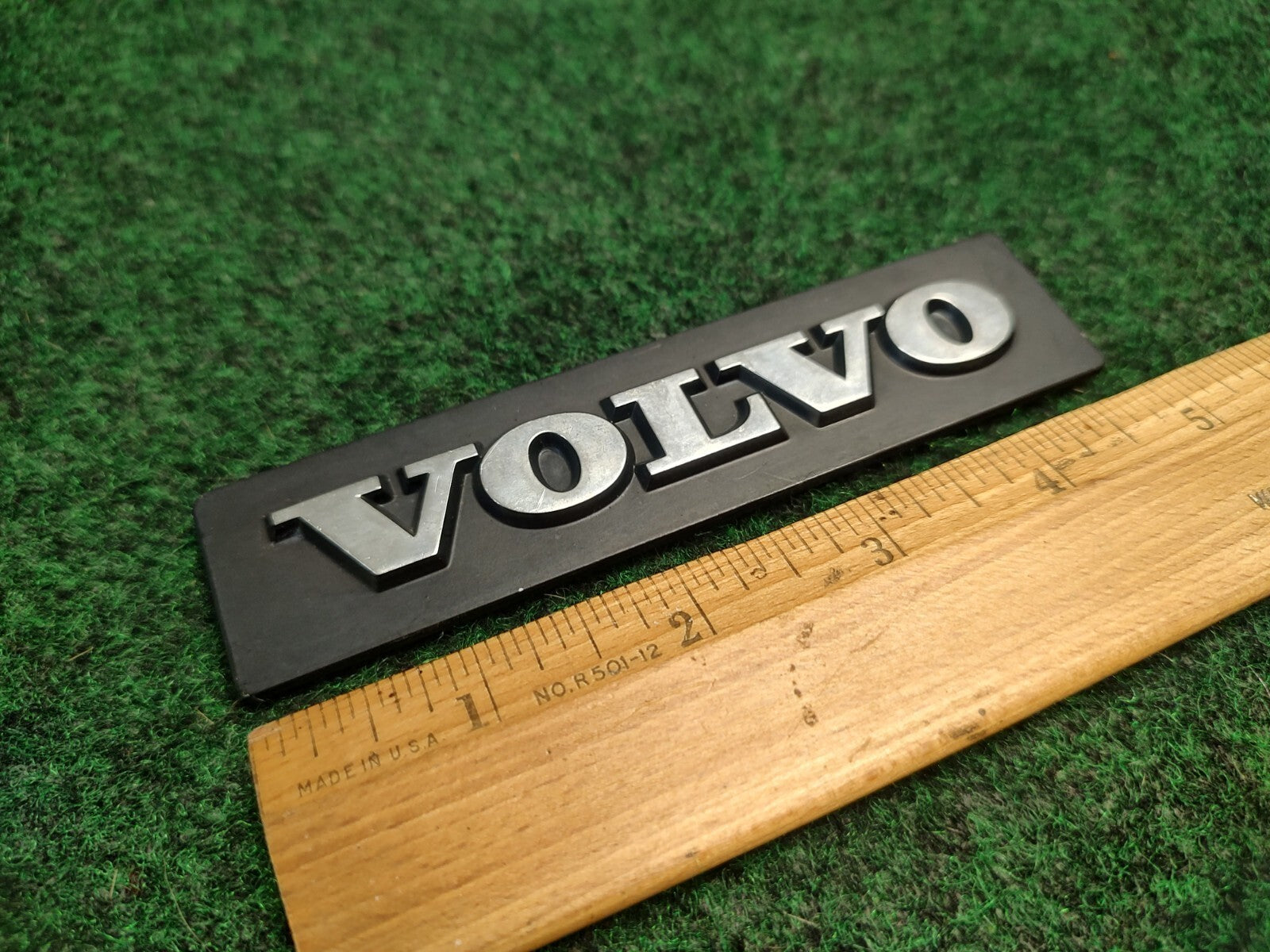 Volvo Emblem Name Plate Badge Logo 4.75" Nameplate 3S8