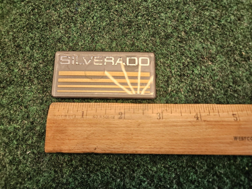 1990s SILVERADO Plastic Roof Panel Emblem OEM NAME PLATE 5M4
