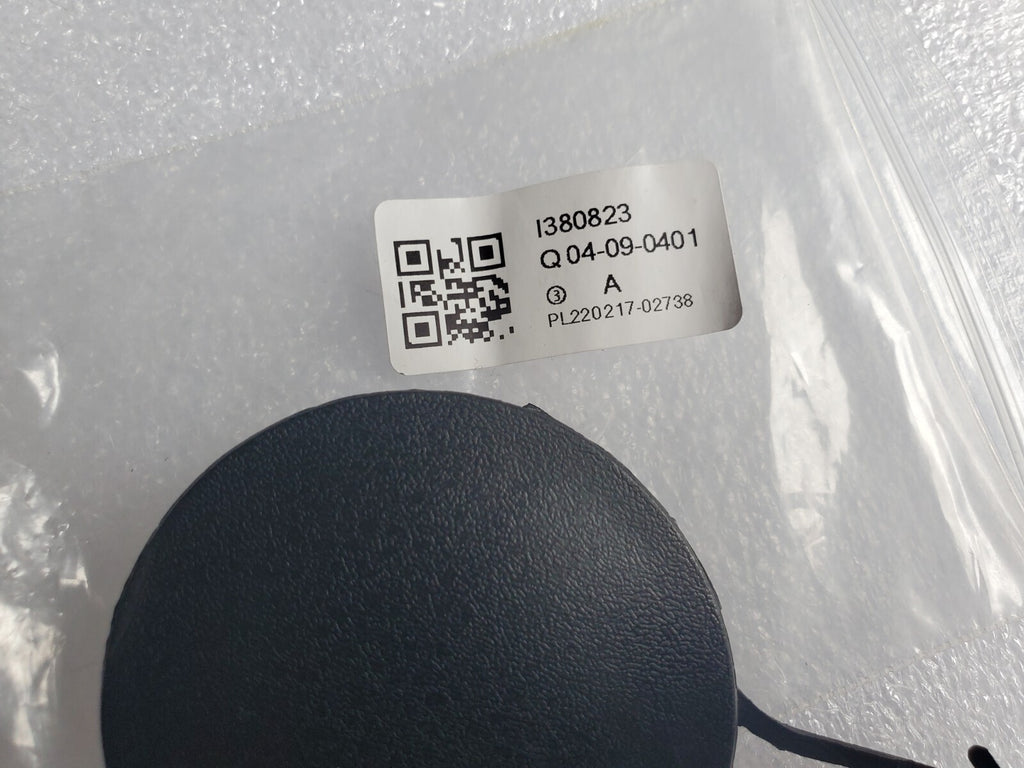 2015-2018 JEEP RENEGADE Front Bumper Tow Hook Eye Cap Cover NEW Textured 1L3