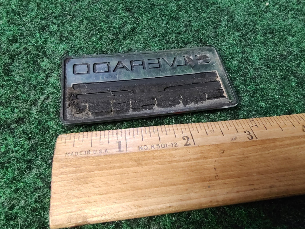 1990s SILVERADO Plastic Roof Panel Emblem OEM NAME PLATE 3S1