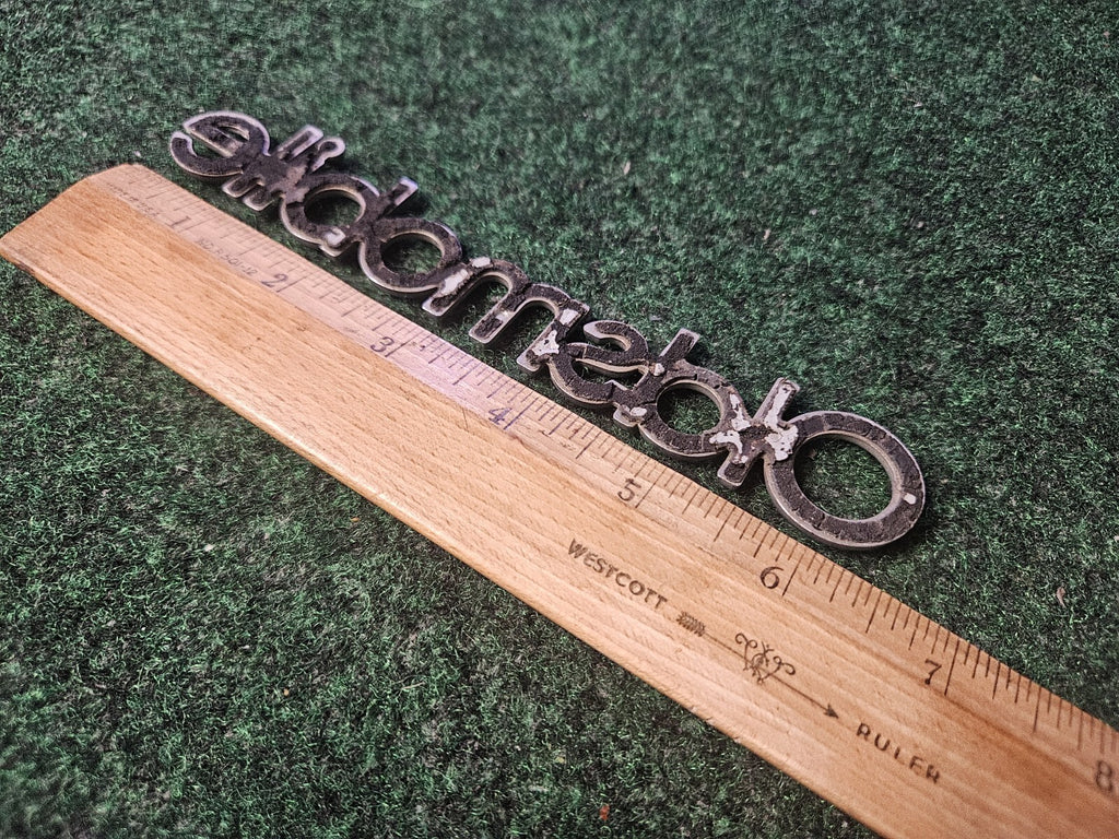 Oldsmobile OEM Chrome Emblem Badge Logo Nameplate Name Plate 6.5" 4M7