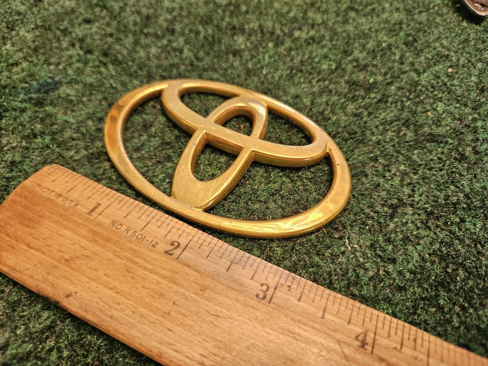 Toyota 1999-2003 Solara Gold  Rear Trunk Emblem Badge Logo Name 75441-06020 5M4