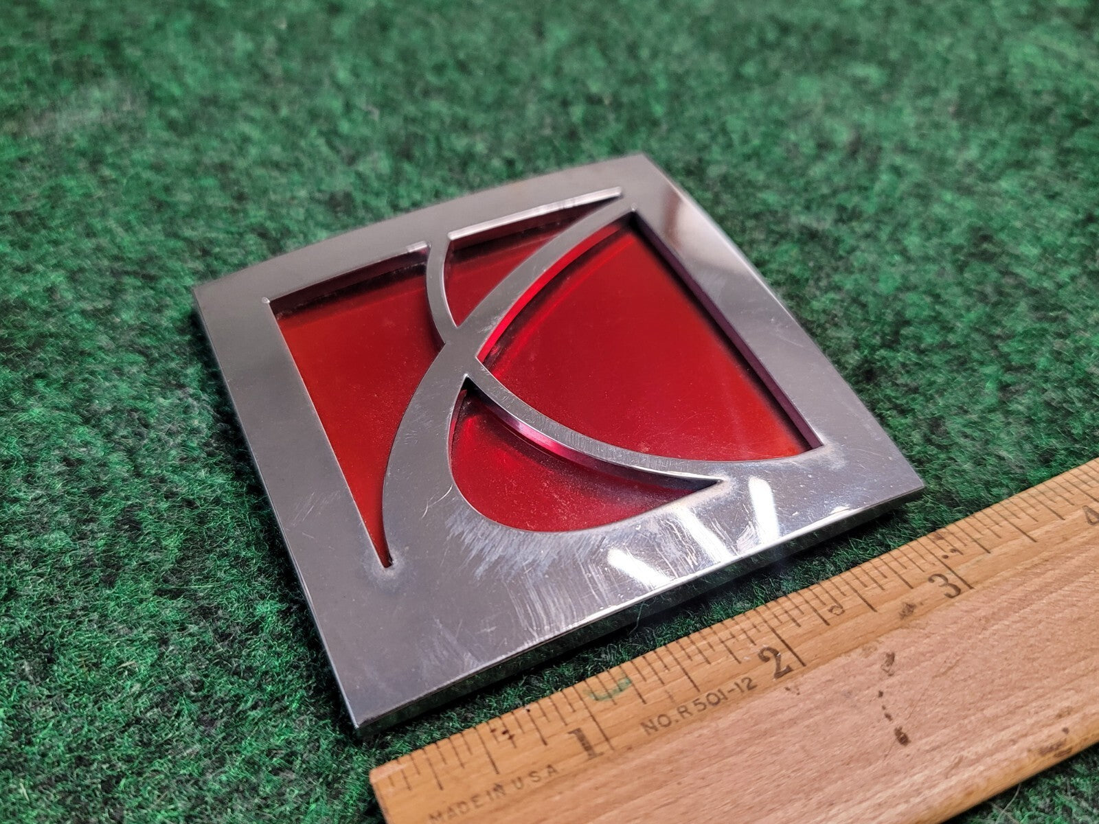 2008 2009 SATURN ASTRA REAR TRUNK LID GATE EMBLEM LOGO BADGE SYMBOL OEM 1M5