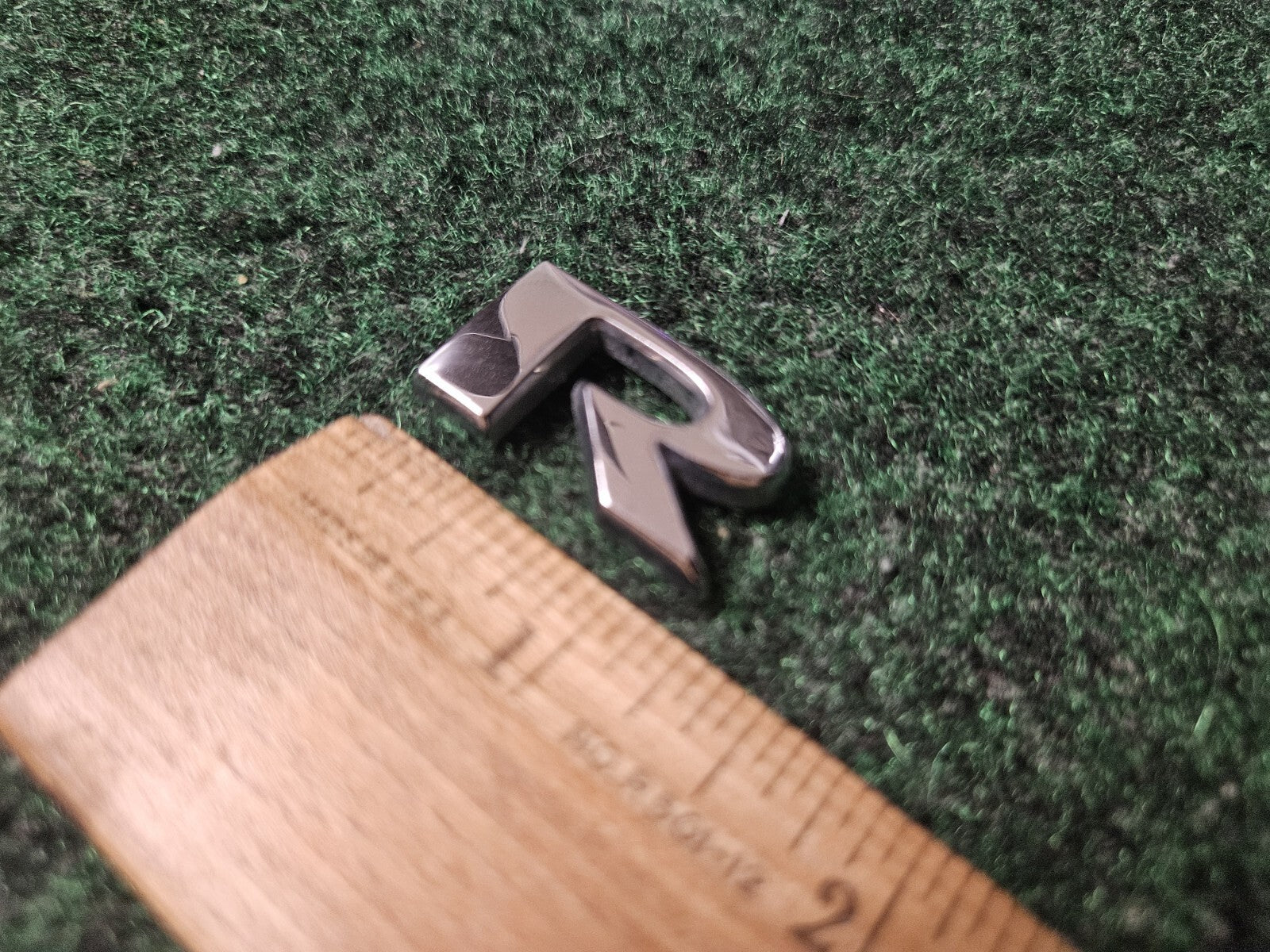 Chrysler Rear Emblem Logo Badge Letter R Chrome OEM 3L6