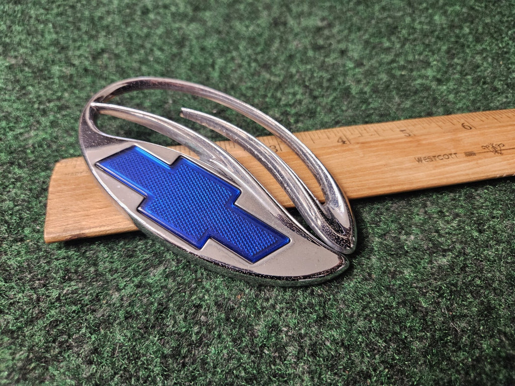Chevrolet Malibu Chrome Blue Trunk Lid Emblem Badge OEM Logo Nameplate 4S1