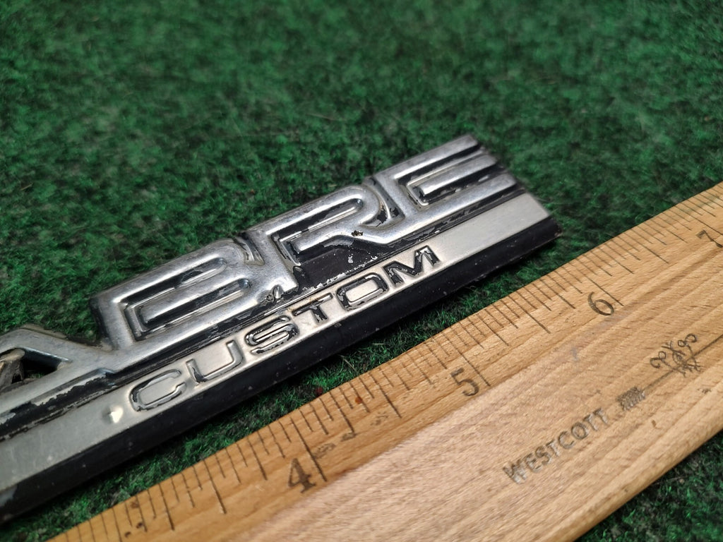 Vintage Buick LeSabre Custom Emblem Badge OEM 80s 90s Metal Trim Nameplate 4S4