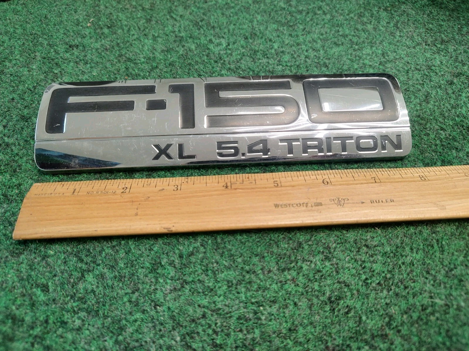 2004-2008 Ford F-150 XL 5.4 Triton Side Fender Nameplate Emblem 5L34-16B114 2S2