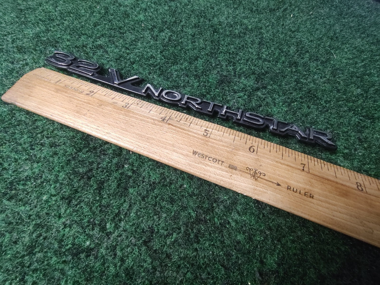Cadillac OEM 32V Northstar Rear Emblem Badge Logo Nameplate Name Plate 8L3