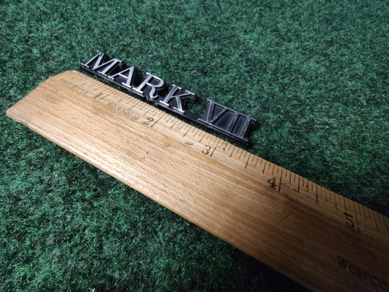 1990 Lincoln Mark VII Front Fender Trunk  Emblem OEM 5S4