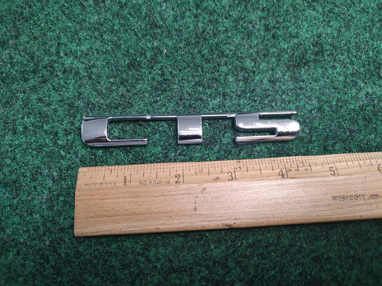 Cadillac CTS Satin Rear Trunk Emblem Badge Logo Nameplate Name Plate OEM 1S3
