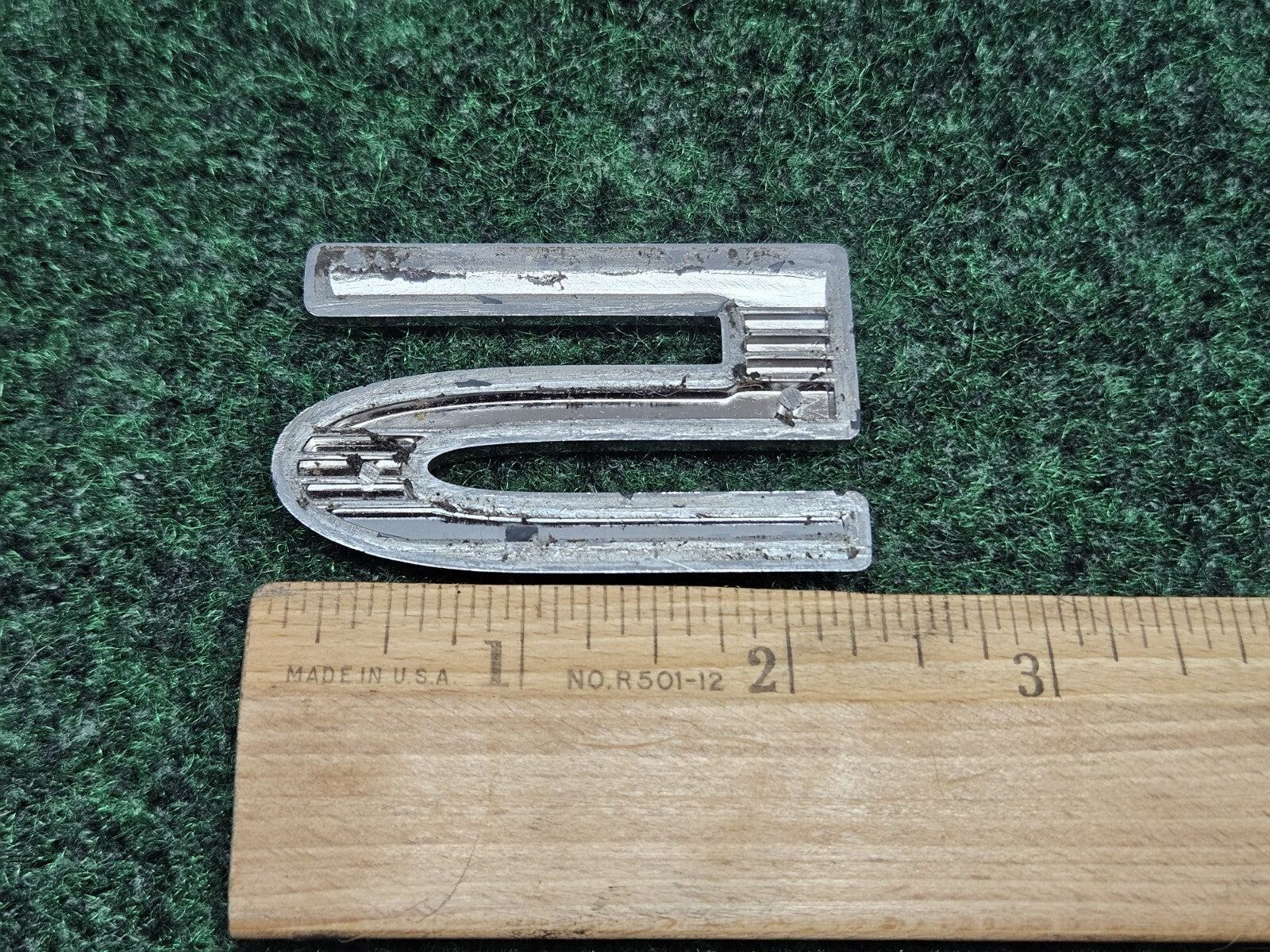 OEM "5" Chrome Individual Number Lettering Emblem 3D Badge Logo Nameplate 7S9