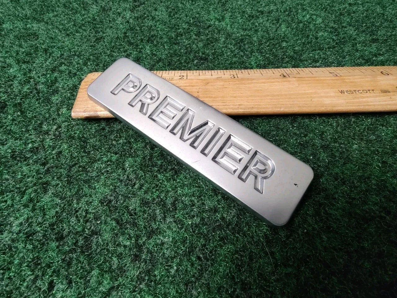 Mercury Premier Plastic 3.75 Emblem Badge Logo Nameplate Name Plate OEM 7S1