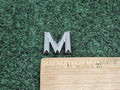 OEM "M" Silver Individual Letter Lettering Emblem Badge Logo Nameplate 7S7