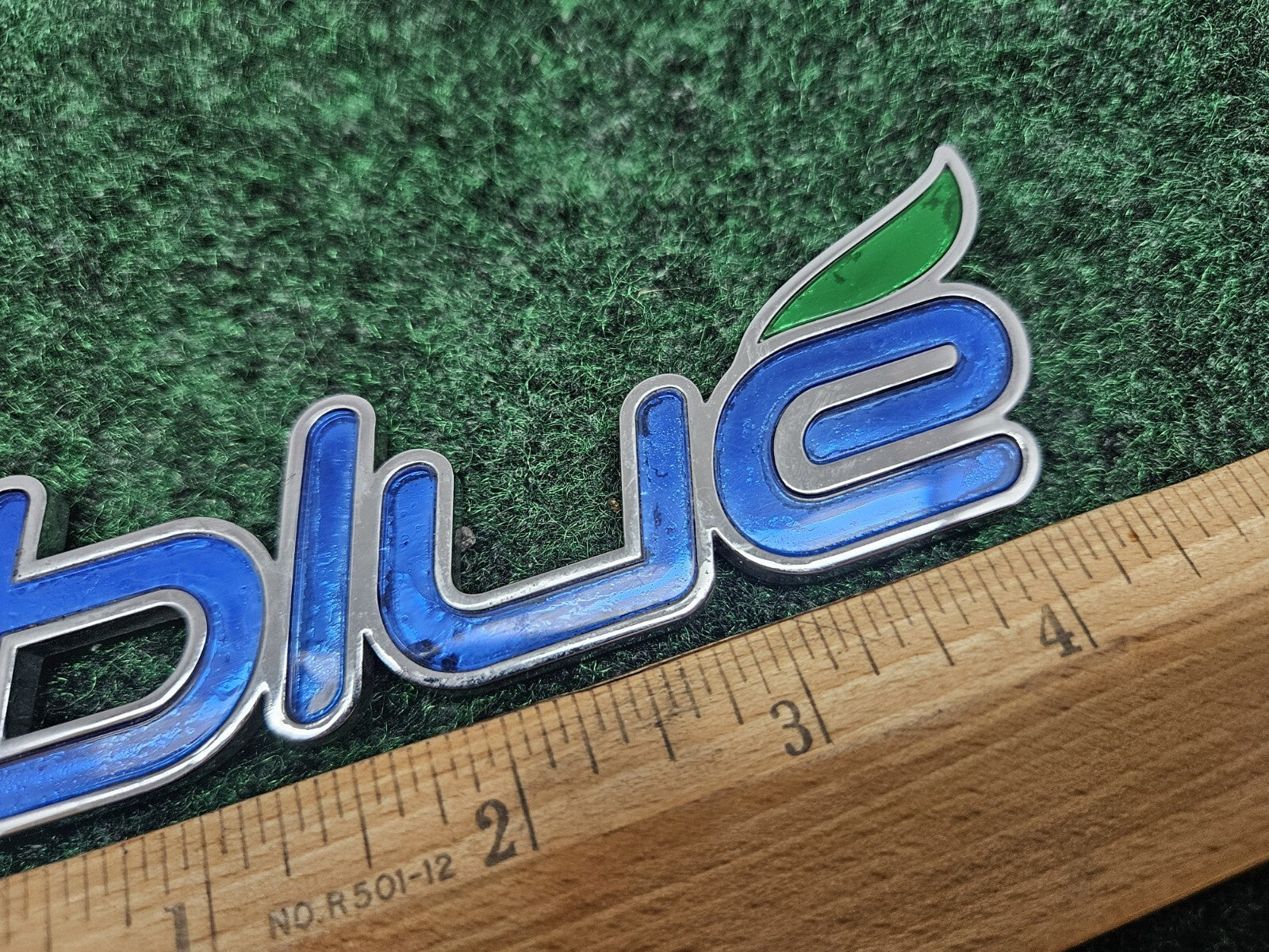 11 12 13 14 HYUNDAI SONATA HYBRID BLUE REAR LID EMBLEM LOGO BADGE SIGN OEM GL1