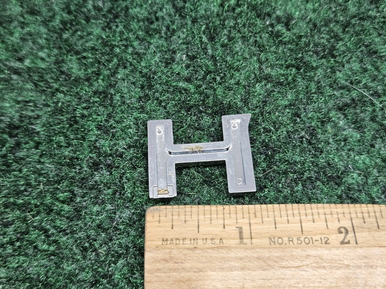 OEM "H" Chrome Individual Letter Lettering Emblem Badge Logo Nameplate 3D 7S7